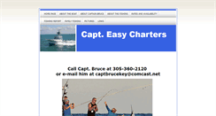 Desktop Screenshot of captaineasycharters.com